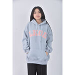 (F) jian yuejia質感連帽藍色長袖上衣二手衣, , large