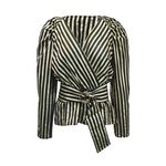 PINKO交疊Ｖ領長袖上衣, , large