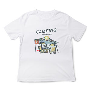 JZ TEE Shiba Inu & Corgi - Camping Graphic Tee