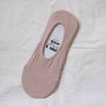 [Kaimei Cotton] Set of six pairs of MIT made in Taiwan pure cotton invisible socks, three types of plain colors, , large