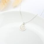 【Angel & Me】Shell Golden ratio s925 sterling silver necklace Birthday gift, , large