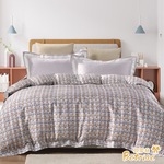 【Betrise】 Simple Blue | C Energy Series 300-Thread 100% Pure Tencel™ Light-Quenched Graphene Quilt/Double-Use Quilt Cover (182 x 212 cm), , large