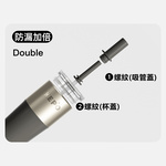 KEPO LQ 700ML KC014 T型吸管杯 316L不銹鋼內膽 太空灰, , large