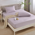 【FOCA】Double Berry Raw Milk | Tea Time 60 Thread Tencel Cotton Bed Sheet Pillowcase Set - Single, , large