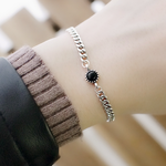 midnight jazz sterling silver bracelet, , large