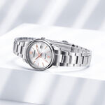 CITIZEN 星辰 光動能簡約女錶-銀 EW2318-73A, , large