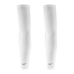 NIKE 輕量跑步臂套 護臂套 袖套 路跑 戶外運動 素色 簡約 保暖 防曬 反光 吸濕 排汗 快乾 乾爽 透氣 黑 白, , large