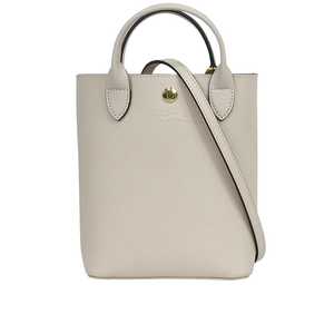 LONGCHAMP Epure XS 牛皮手提/斜背二用迷你托特包/紙白色