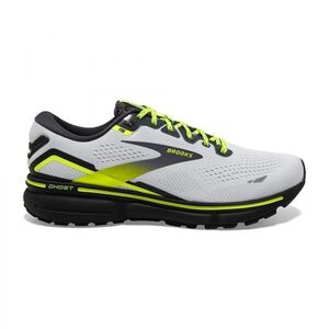 Brooks Ghost 15 男 慢跑鞋 運動 路跑 避震緩衝象限 夜光限定款 白 螢黃 [1103931D125]