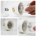 KIYODO磁吸雙層玻璃泡茶杯-320ml-1支, , large