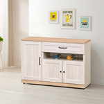 【唯熙傢俱】查理白橡色4尺餐櫃, , large