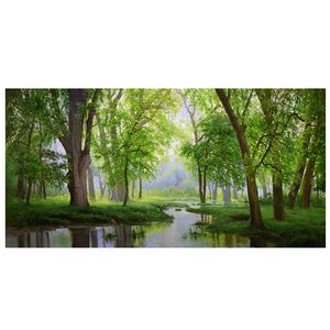 【御畫房】秘境 國家一級畫師手繪油畫60×120cm(VF-134)