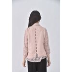 (S) 質感兩件式粉色長袖上衣二手衣, , large