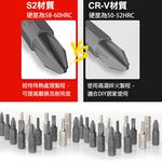 【TOPWAY】起子頭32件套組 快脫 接桿 批頭 螺絲起子頭 星型中空款 螺絲起子配件轉接用, , large