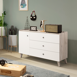 【唯熙傢俱】溫妮淺灰雙色4尺抽屜櫃, , large