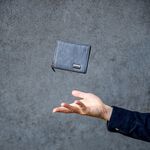 【MQ】Yamagata 細人字紋 拉鍊短夾 學生錢包 錢夾 中夾, , large