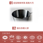 COPAN日式不鏽鋼迷妳牛奶鍋-15cm-1L-1支, , large