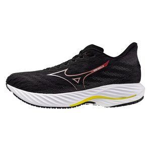 Mizuno Wave Rider 28 Sw 男 慢跑鞋 超寬楦 彈力 支撐 緩震 黑 紅 [J1GC240458]