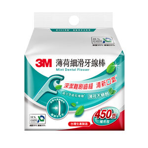 3M細滑牙線棒薄荷木糖醇補充包450支