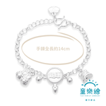 【童樂繪金飾】925純銀 小朋友守護神-虎爺銀鍊兒童銀手鍊 (彌月銀飾 彌月禮), , large