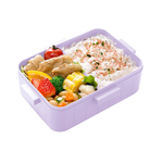 【百科良品】日本製 三麗鷗 Kuromi 酷洛米 花朵水彩風 便當盒 保鮮餐盒 650ML(日本境內版), , large