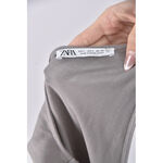 (M) zara質感無袖灰色洋裝二手衣, , large