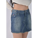 (2XL) net丹寧牛仔棉質純棉藍色短裙二手衣, , large