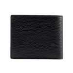 GUCCI 金屬縫線雙G Logo牛皮雙色零錢袋短夾/黑色/藍色, , large