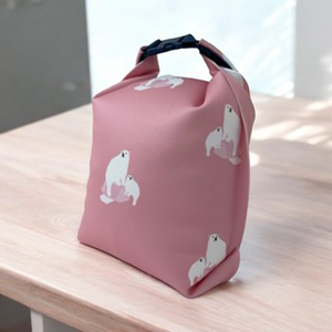 Reusable Food Storage Bag WaterProof ( silicone cloth)-Pink