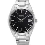 SEIKO 精工 CS 時尚石英手錶-黑x銀/39mm 6N52-00A0D(SUR311P1), , large