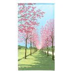 日本製【コスモ】長門簾《櫻花漫步》, , large