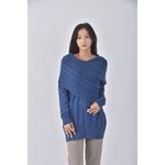 (S) st stanyea質感藍色長袖上衣二手衣, , large