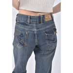 (L) jeans le丹寧牛仔五分藍色長褲二手衣, , large