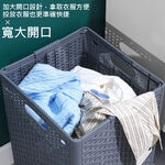【AOTTO】無印風大容量折疊髒衣籃-大款灰色(AS-032GR), , large