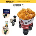 【安伯特】車用不倒翁4旋轉杯架 (車用杯架 汽車杯架 水杯架 置物架 飲料架 手機架), , large