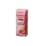 Strawberry flavored milk drink, , large