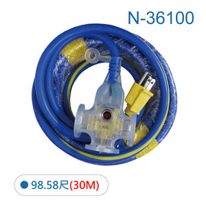 Power cable with integrated lighting, 2 cores, 3.5m&sup2;, 30 meters
