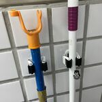 [Beargood sticker] Mop & Broom Holder (Transparent Adhesive), , large
