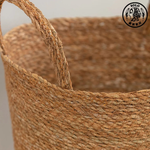 【SOLO歐洲家居】LCW Home 34cm 雙耳藤編收納籃 手工編織 花籃 水果籃 洗衣籃 居家擺飾, , large