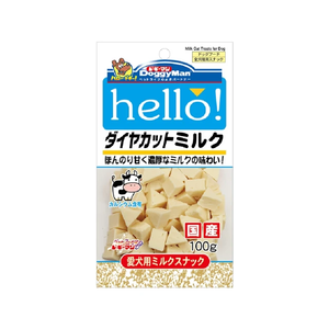 Doggyman犬用Hello角切乳香牛奶塊-100g