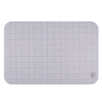 【怪獸】B+ 10秒頂吸 軟式珪藻土吸水地墊 (60x40cm) -灰格紋, , large