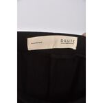 (S) 【智恩私服】dilute質感不規則裙襬黑色短裙二手衣, , large