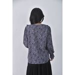 (S) style質感藍色長袖上衣二手衣, , large