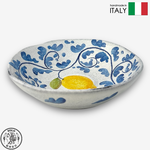 【SOLO Vintage】Modigliani Italian Pottery 19cm Pasta Plate Deep Round Plate Soup Plate Amalfi Coast Lemon Tree Series, , large