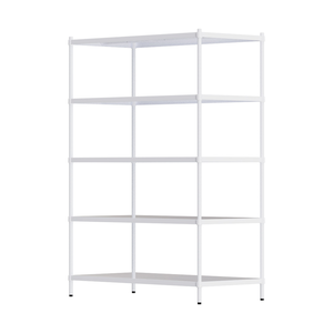 【Y HOUSE】120x60x150cm 5-layer hole-free iron plate storage rack rack iron rack - paint white