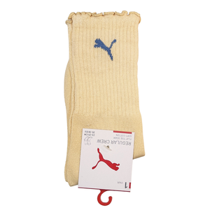 [秉宸] PUMA Fashion 木耳邊跳豹半統襪（3入） BB1452