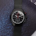 CITIZEN 星辰 光動能計時手錶-黑/43.5mm CA7015-82E, , large