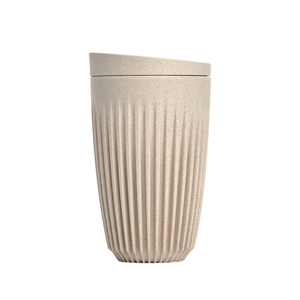 【Huskee】 Reusable Coffee Cup : HuskeeOriginal  8oz Natural (cup&lid) 