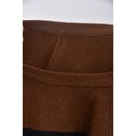 (2XL) xy studio針織條紋棕色長袖上衣二手衣, , large