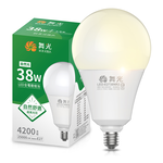 DanceLight dance light LED bulb 38W ultra-high luminous flux E27 suitable for parking lots and commercial spaces (natural light), , large